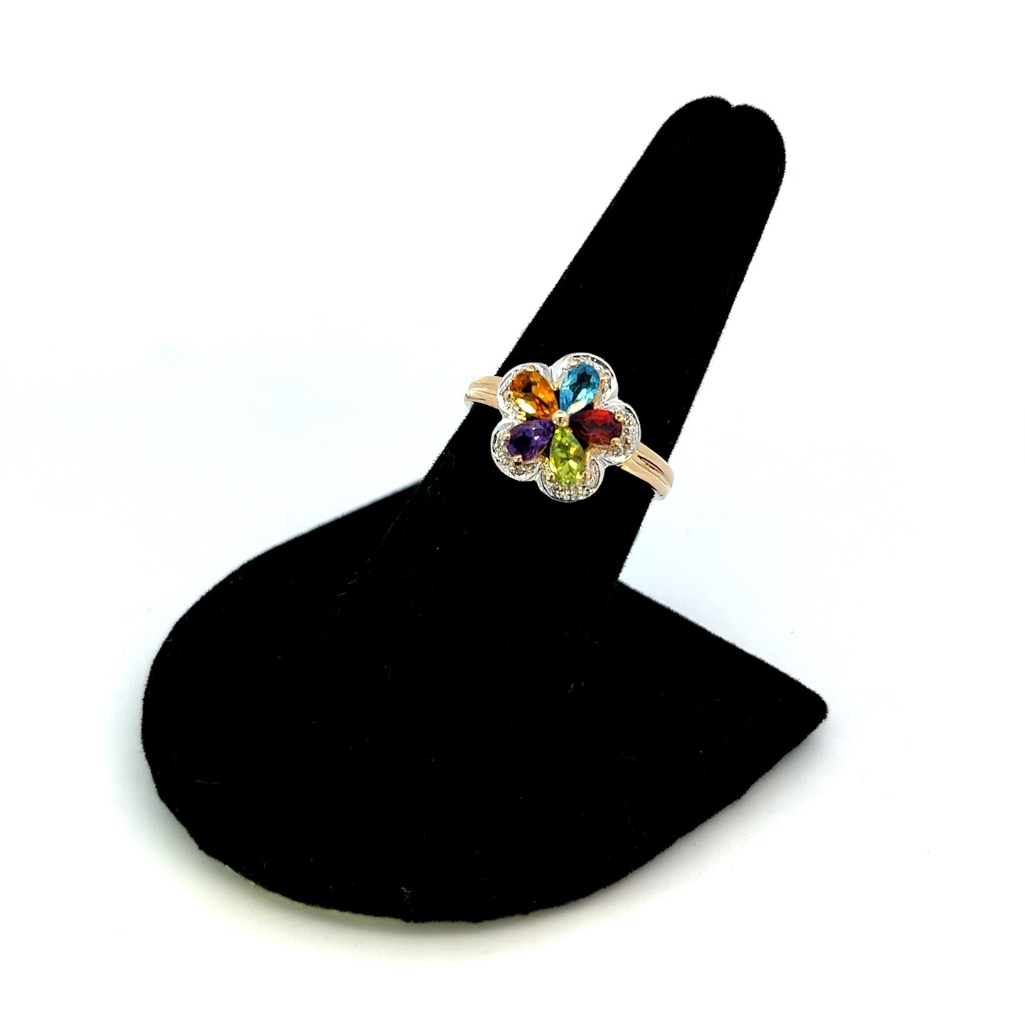Anillo brillante 14k - 3.6gr