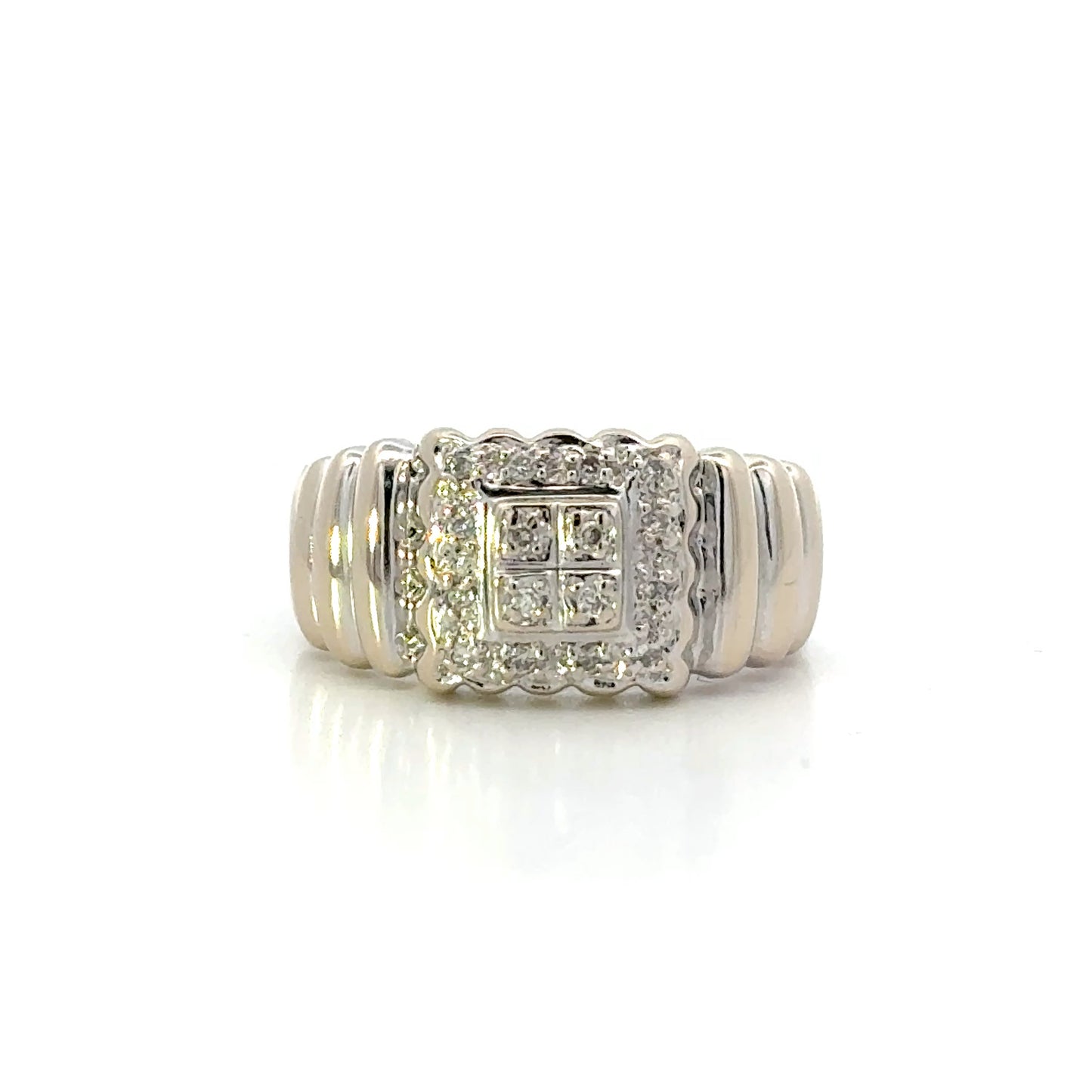 Anillo de brillantes 18K - 5.50gr