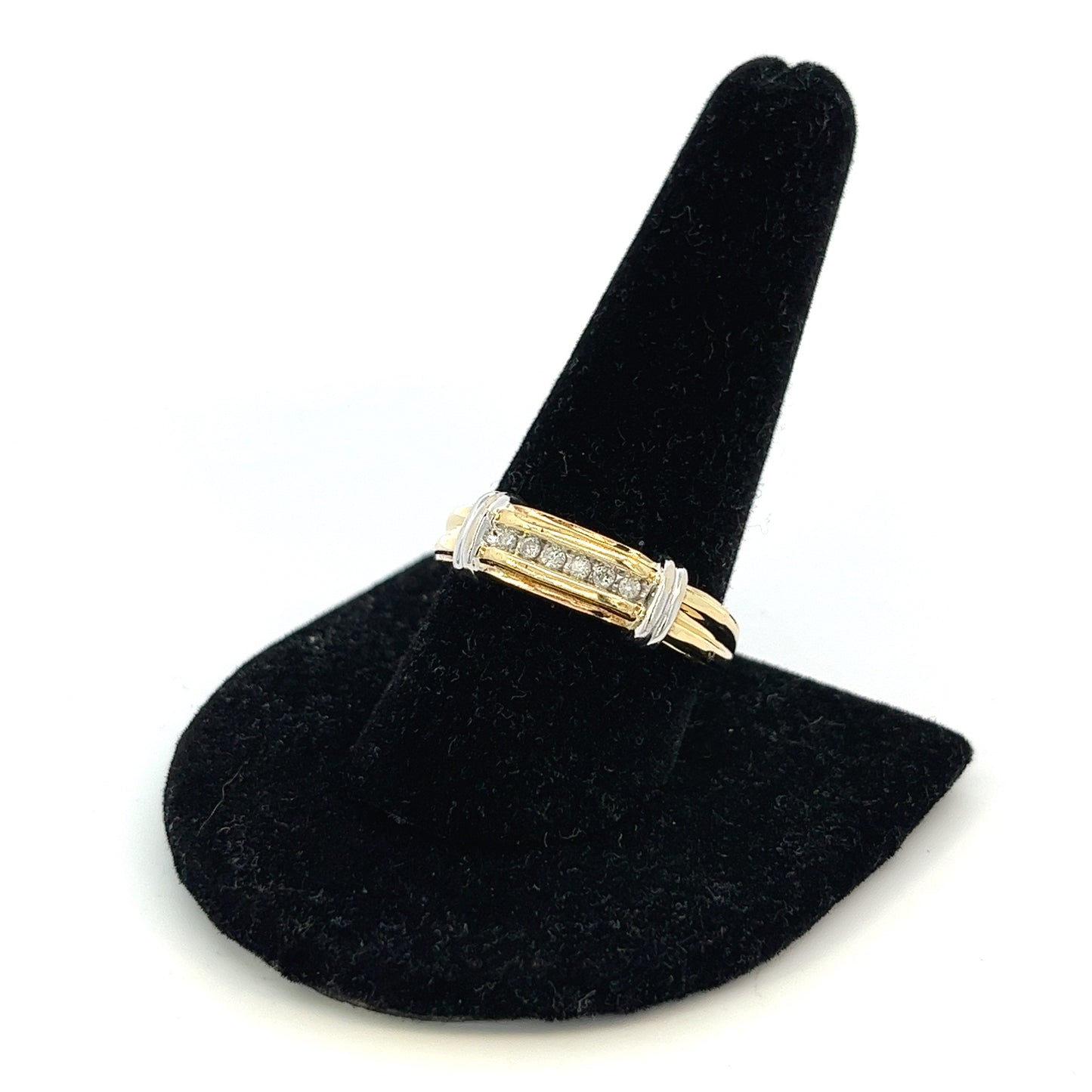 Anillo Hombre Billantes Oro 18k - 7.5gr