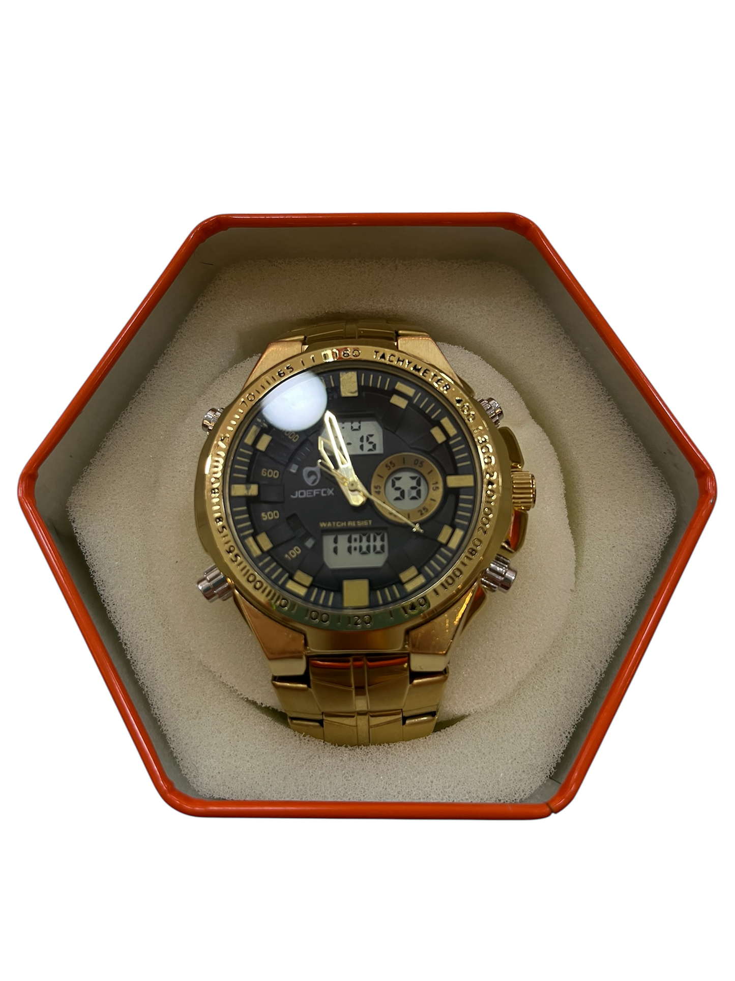 Reloj Joe Fox Dorado para Hombre – Estilo y Elegancia en Cada Detalle