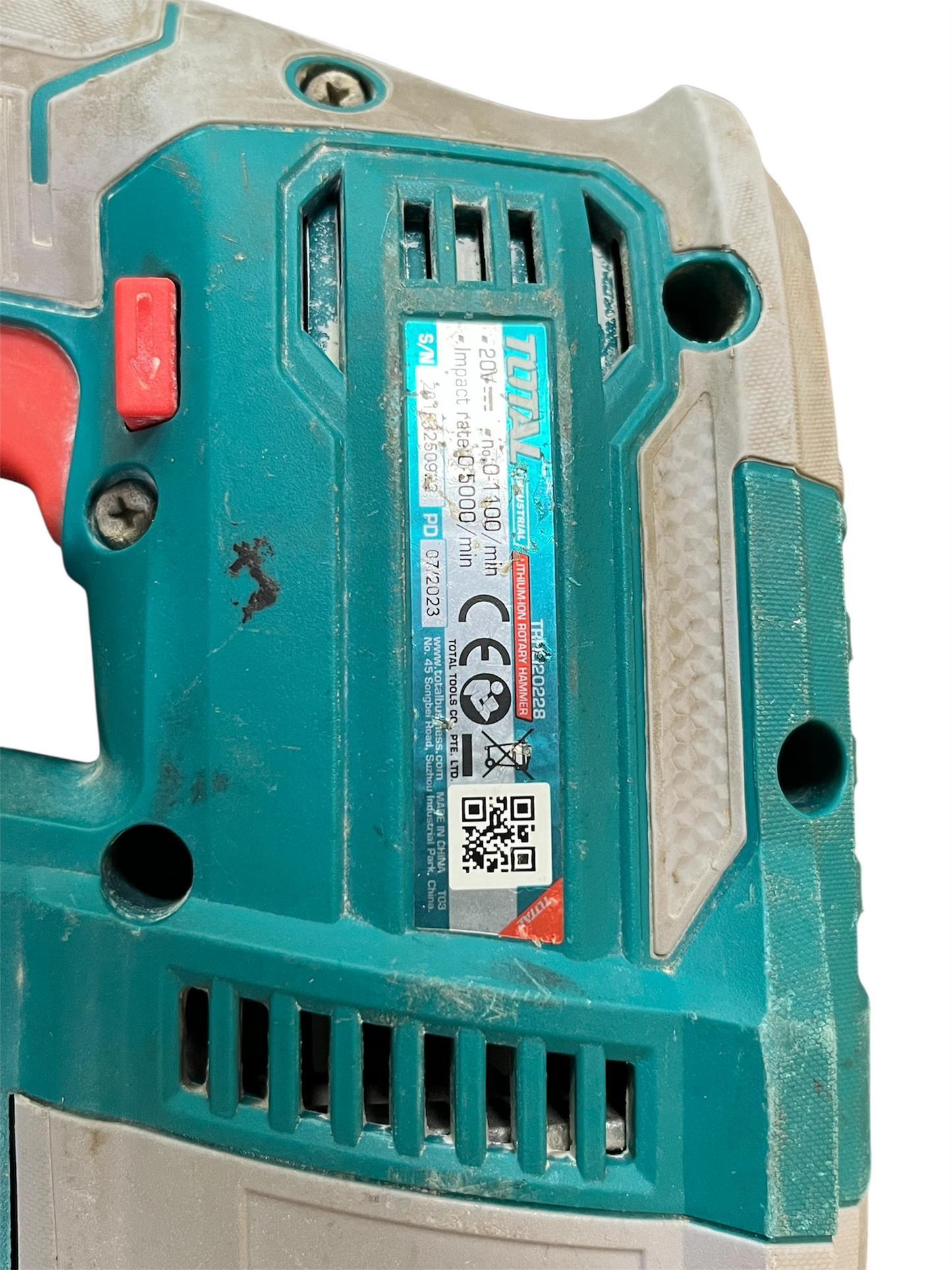 Rotomartillo Inalámbrico Total TRHLI20228 20V con Cargador – Potencia y Movilidad Profesional