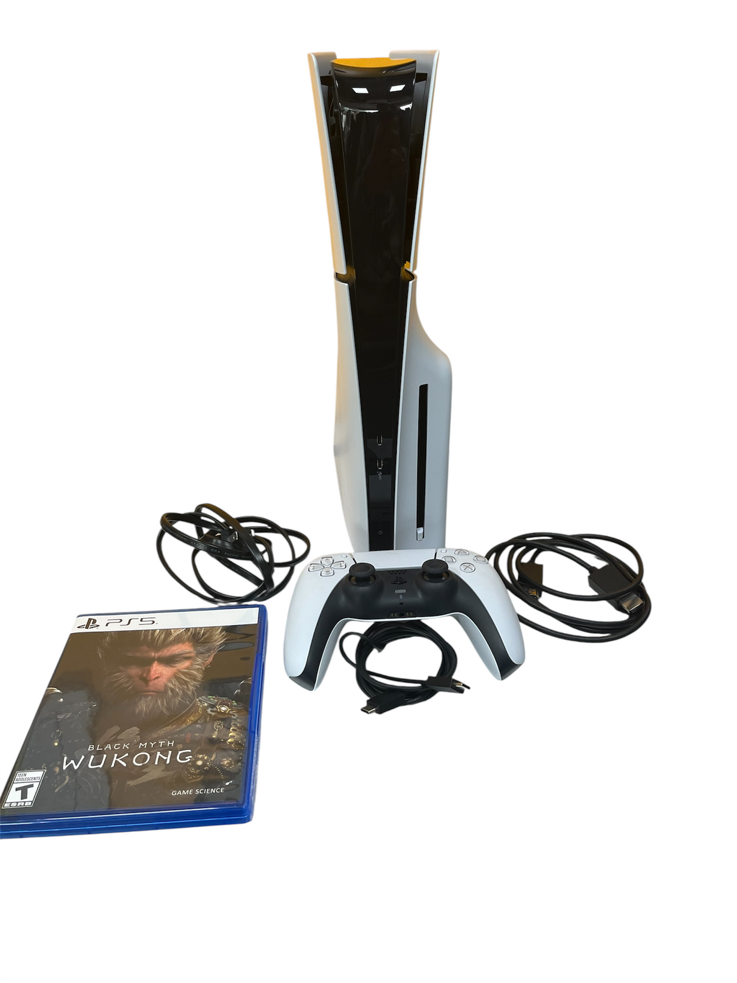 PlayStation 5 Slim (PS5 Slim) – Incluye Control, Juego y Todos los Cables Originales