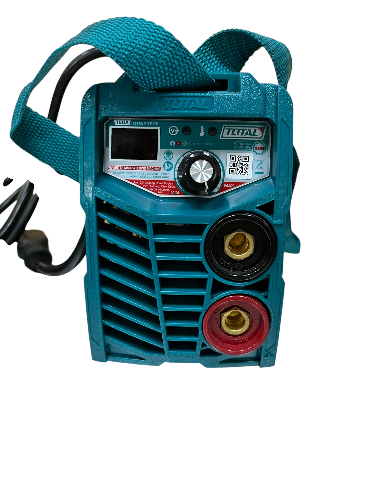 Máquina de Soldar Inverter TOTAL MMA 160A – Doble Voltaje 110/220V