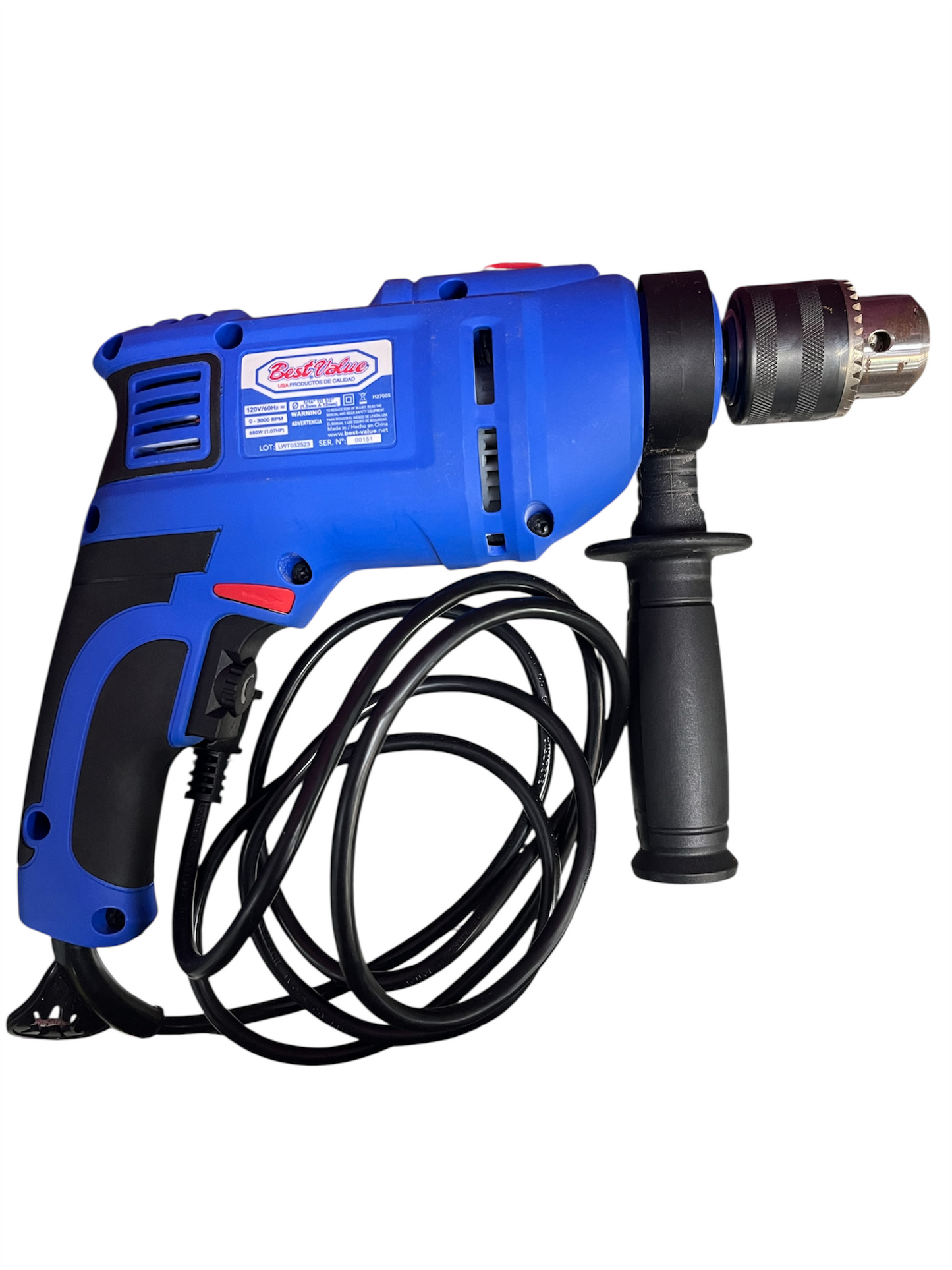 Taladro Percutor 1/2″ 680W – Potente y Versátil para Hogar y Taller