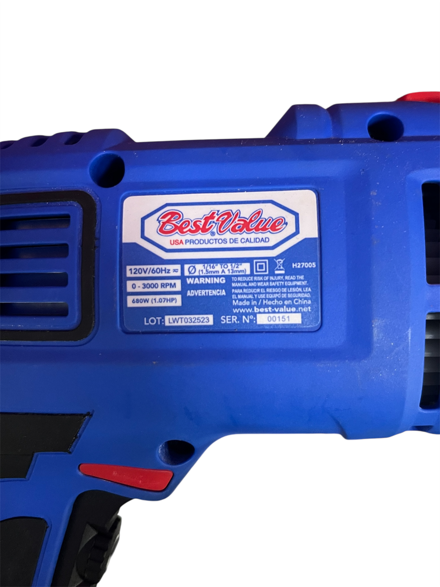 Taladro Percutor 1/2″ 680W – Potente y Versátil para Hogar y Taller