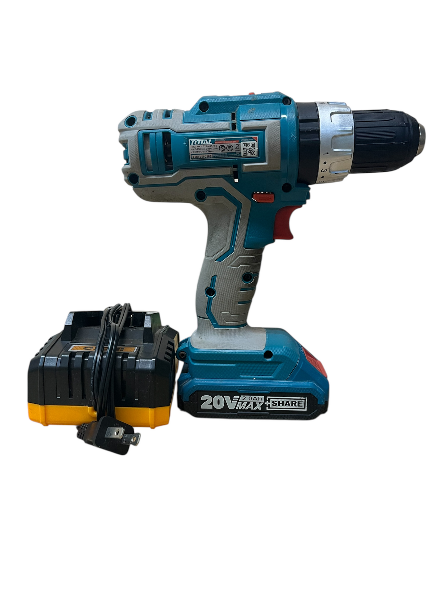 Taladro Inalámbrico 20V con Impacto – 2 Baterías + Cargador Incluido 💪