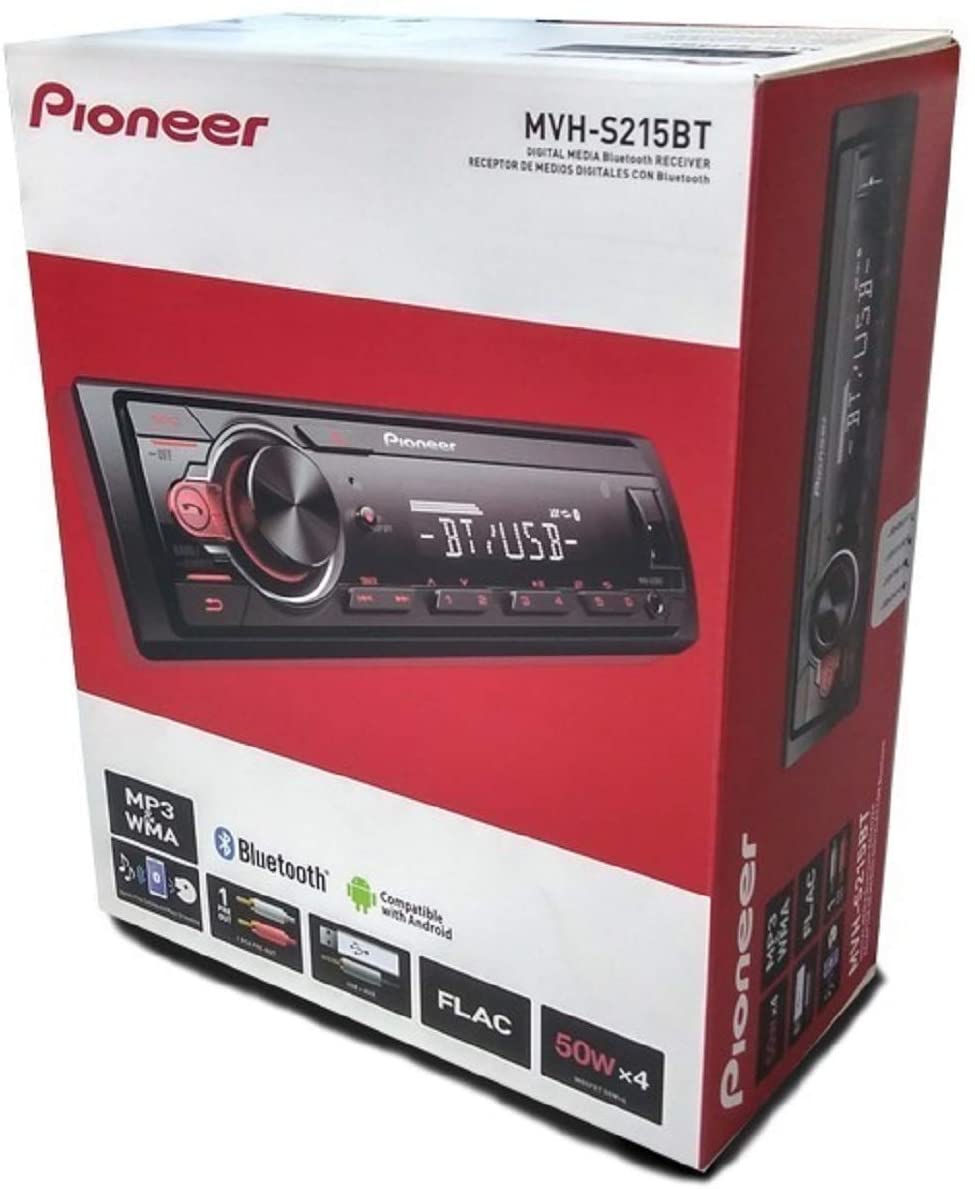 Radio Digital para Carro Pioneer con Bluetooth - MVH-S215BT