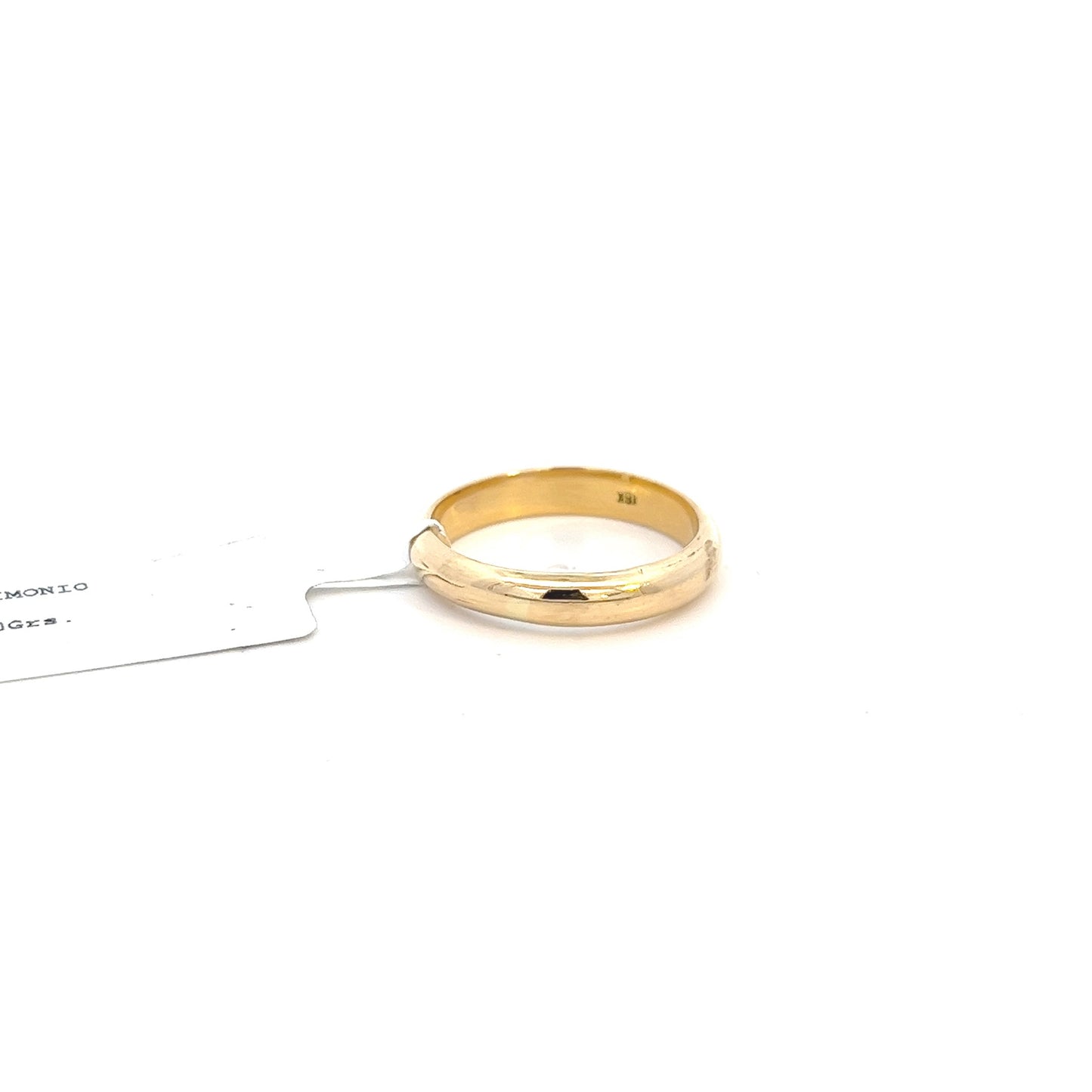 Anillo Matrimonio Hombre 18k - 4.5gr