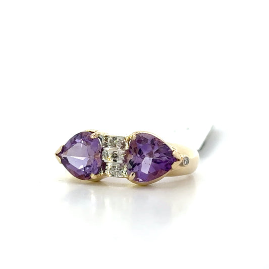 Anillo de brillantes 14k - 3.8gr