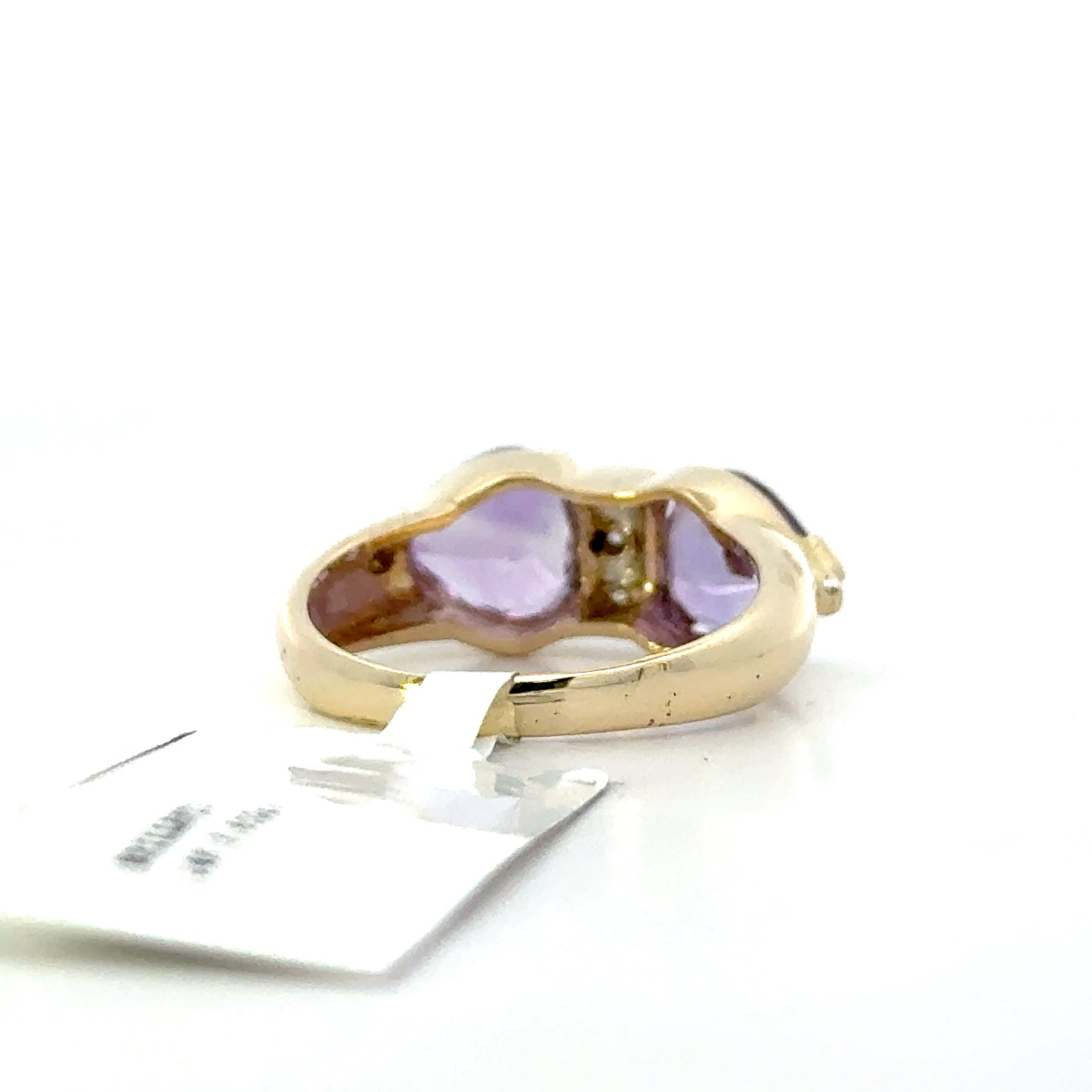 Anillo de brillantes 14k - 3.8gr