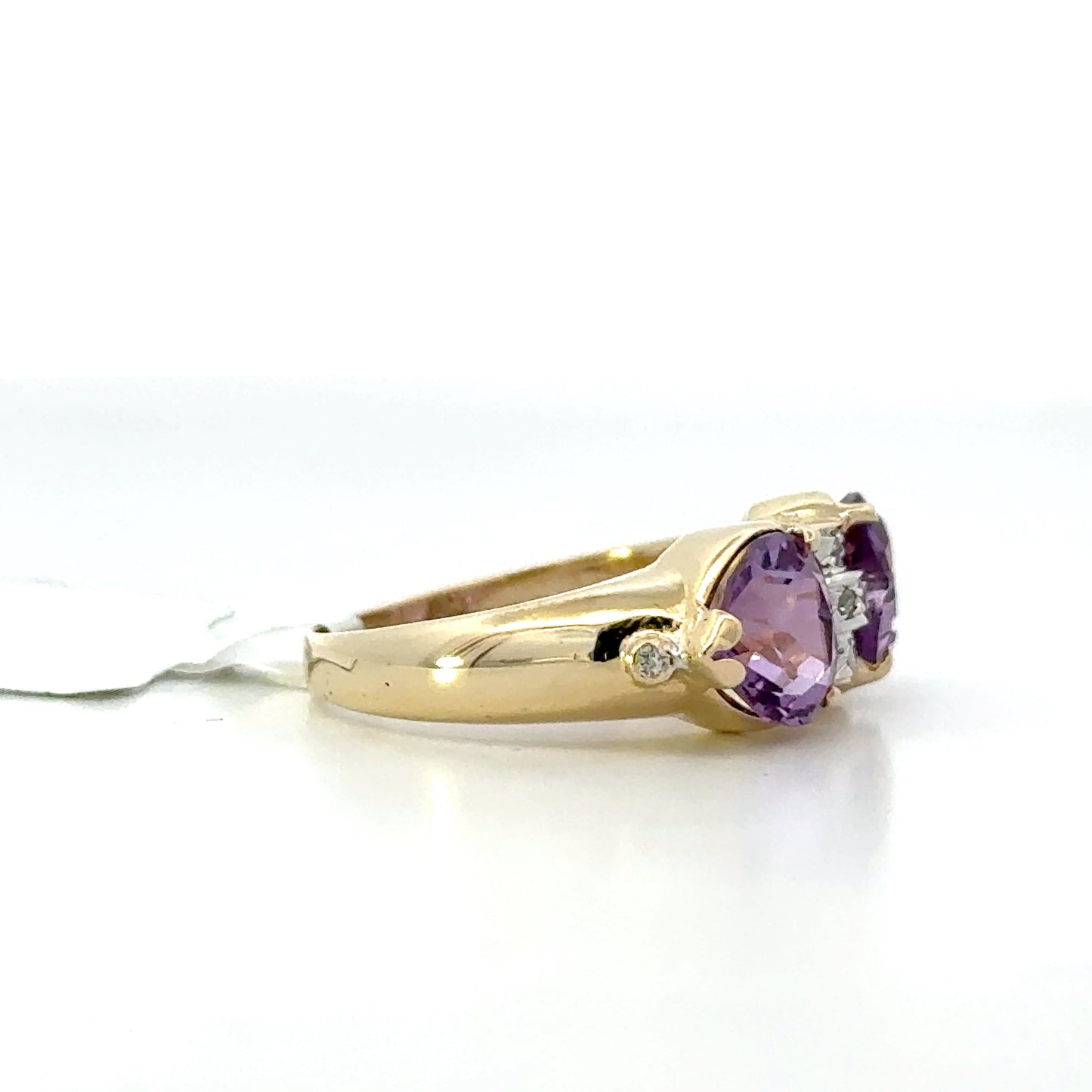 Anillo de brillantes 14k - 3.8gr