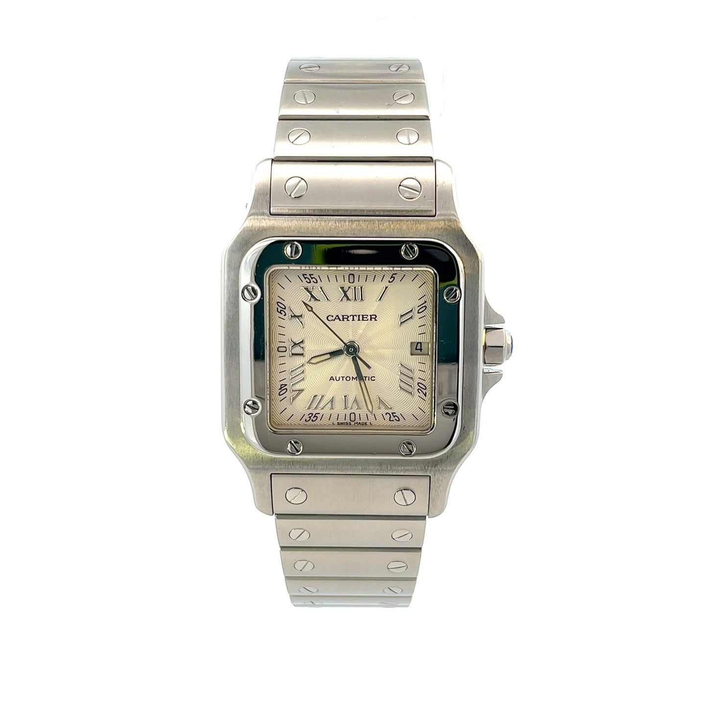 RELOJ FINO CARTIER ACERO