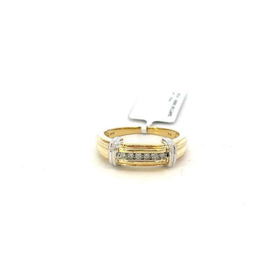 Anillo Hombre Billantes Oro 18k - 7.5gr