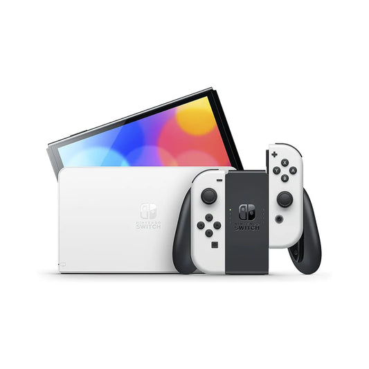 Nintendo Switch OLED Blanco con Todos sus Accesorios – Pantalla Vibrante y Experiencia Completa