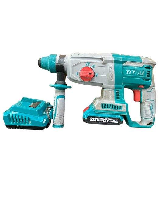 Rotomartillo Inalámbrico Total TRHLI20228 20V con Cargador – Potencia y Movilidad Profesional