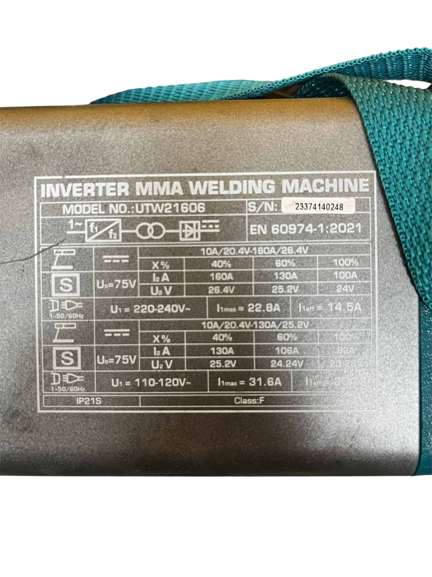 Máquina de Soldar Inverter TOTAL MMA 160A – Doble Voltaje 110/220V