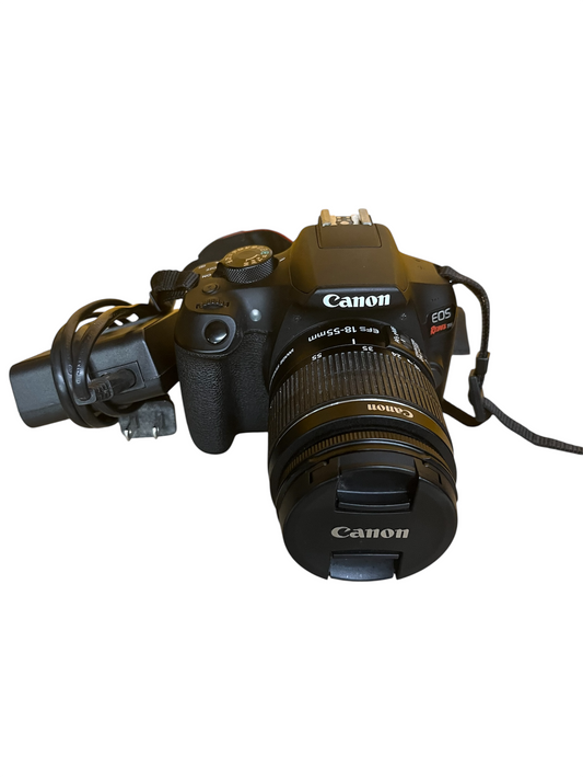 Cámara Profesional Canon Rebel T6 con Lente, Estuche y Accesorios Completos – Fotografía de Alta Calidad