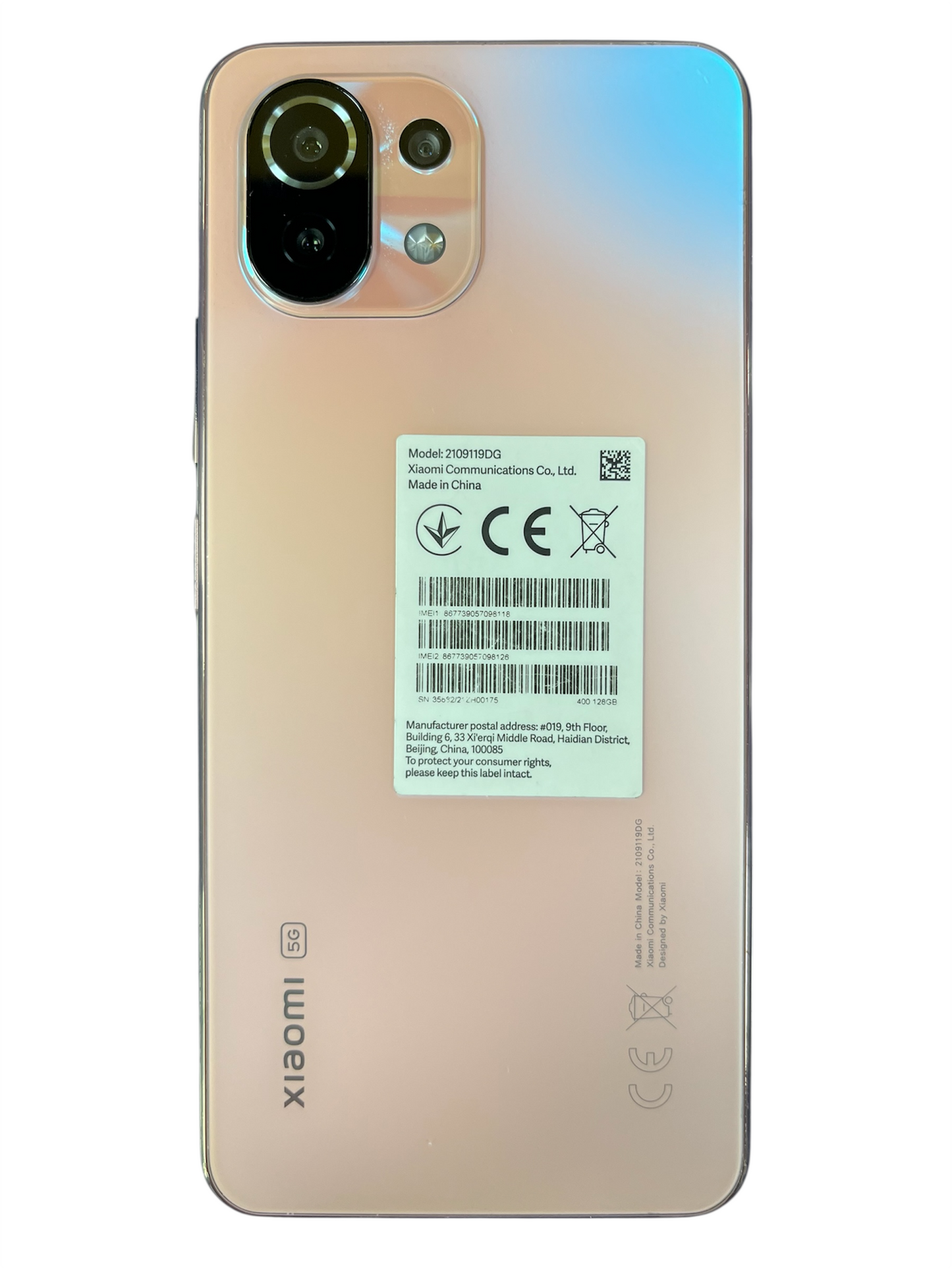 📱 Xiaomi 11 Lite 5G – Celular con Cargador y Caja