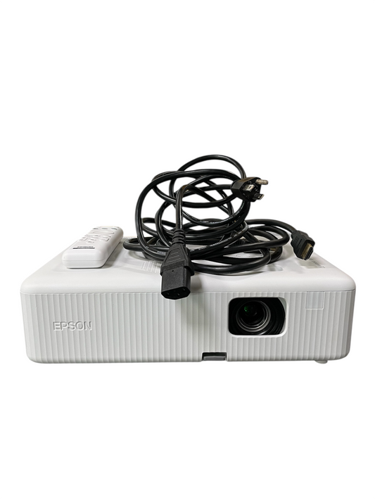 📽️ Proyector Epson COW01 – Blanco, con Control y 2 Cables en Caja