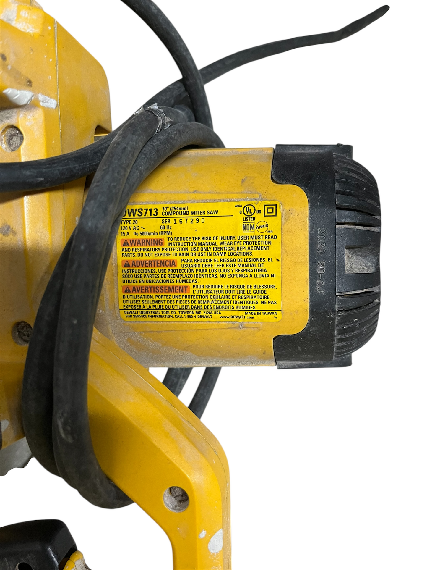 🛠️ Sierra Ingleteadora Dewalt DW713B3 – Precisión Profesional