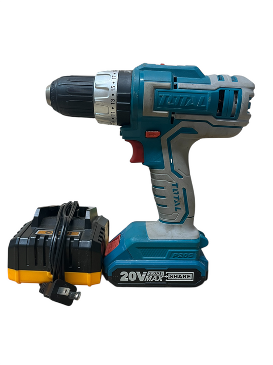 Taladro Inalámbrico 20V con Impacto – 2 Baterías + Cargador Incluido 💪