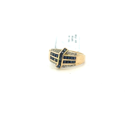 Anillo mujer brillantes oro 18k - 5.3gr