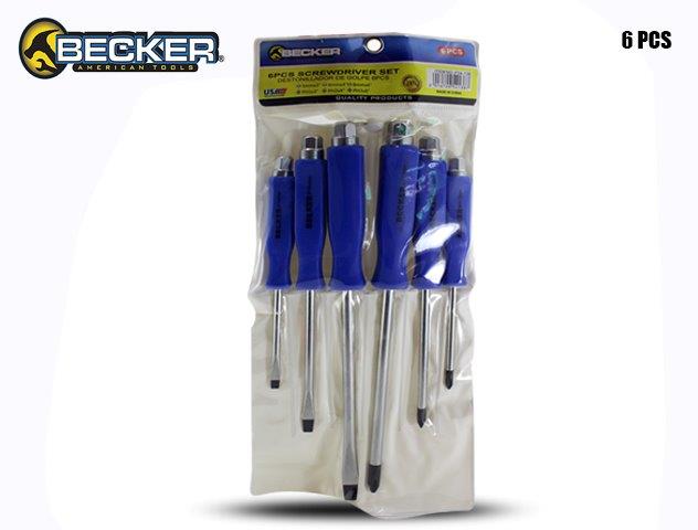 Destornillador De Golpe 6 Pcs Becker